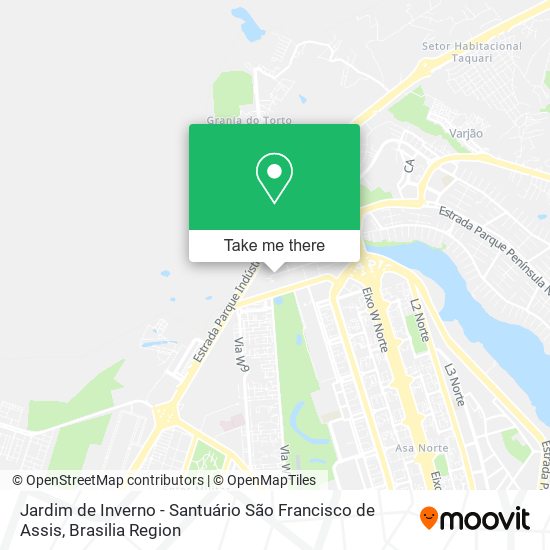 Jardim de Inverno - Santuário São Francisco de Assis map