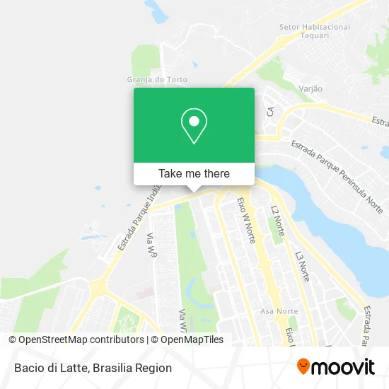 Bacio di Latte map