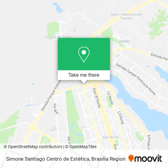 Simone Santiago Centro de Estética map
