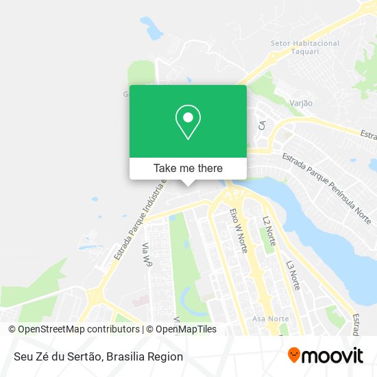 Seu Zé du Sertão map