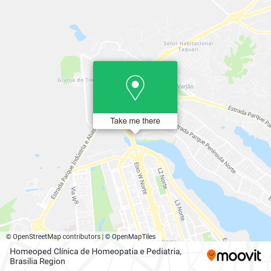 Homeoped Clínica de Homeopatia e Pediatria map