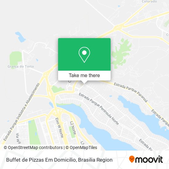 Buffet de Pizzas Em Domicilio map