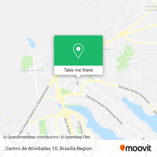 Centro de Atividades 10 map