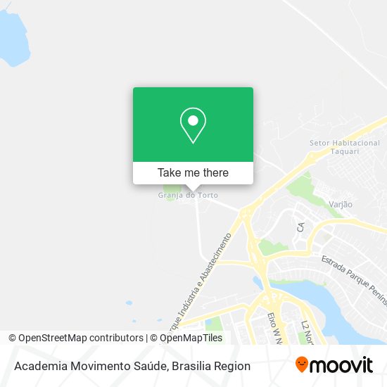Academia Movimento Saúde map