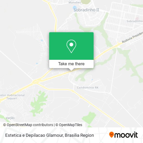 Estetica e Depilacao Glamour map