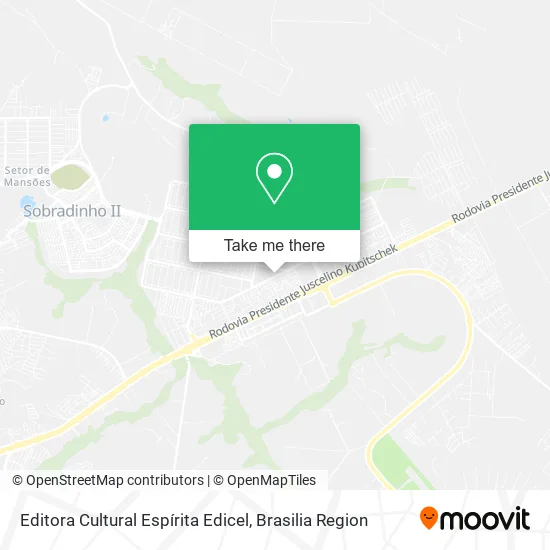 Editora Cultural Espírita Edicel map