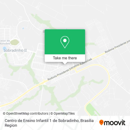 Centro de Ensino Infantil 1 de Sobradinho map