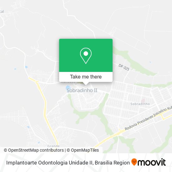 Implantoarte Odontologia Unidade II map