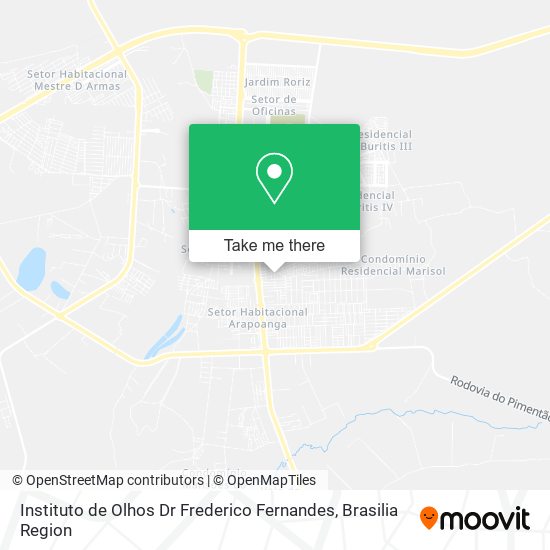 Instituto de Olhos Dr Frederico Fernandes map