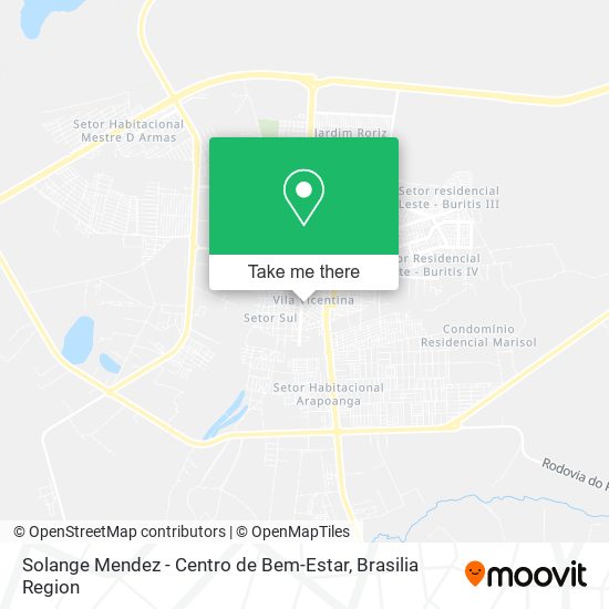 Solange Mendez - Centro de Bem-Estar map