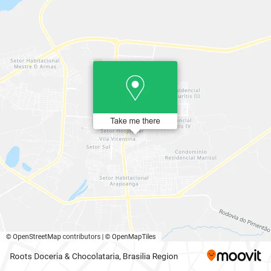 Roots Doceria & Chocolataria map