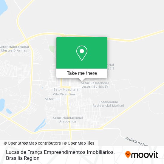 Lucas de França Empreendimentos Imobiliários map