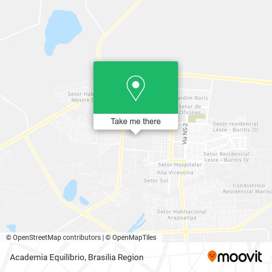 Academia Equilíbrio map