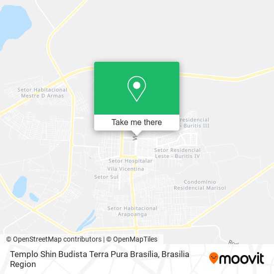 Templo Shin Budista Terra Pura Brasília map