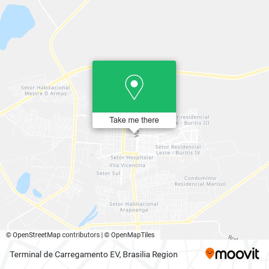 Terminal de Carregamento EV map