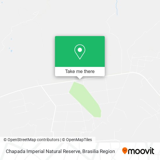 Chapada Imperial Natural Reserve map