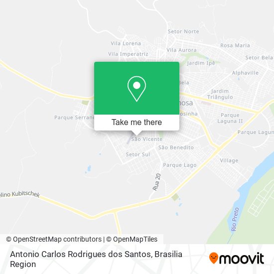 Antonio Carlos Rodrigues dos Santos map