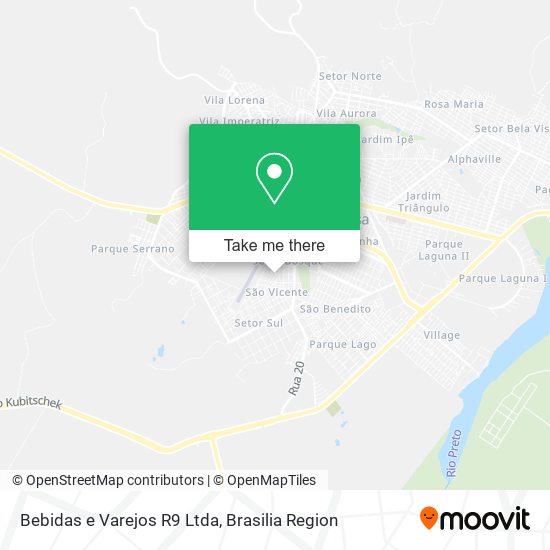 Bebidas e Varejos R9 Ltda map