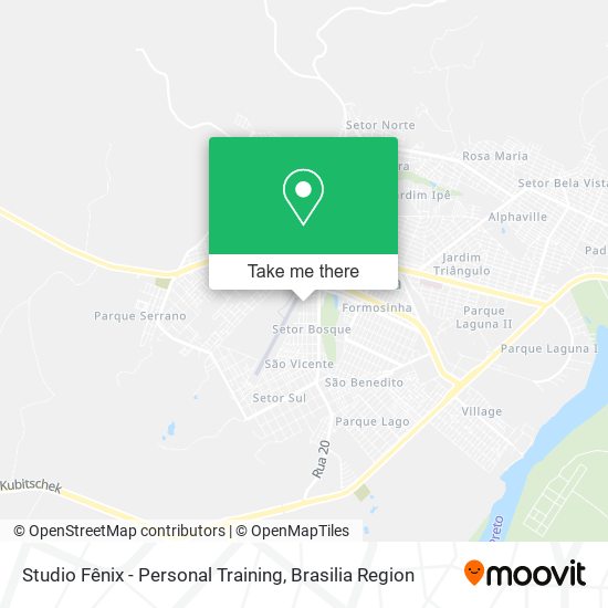 Studio Fênix - Personal Training map