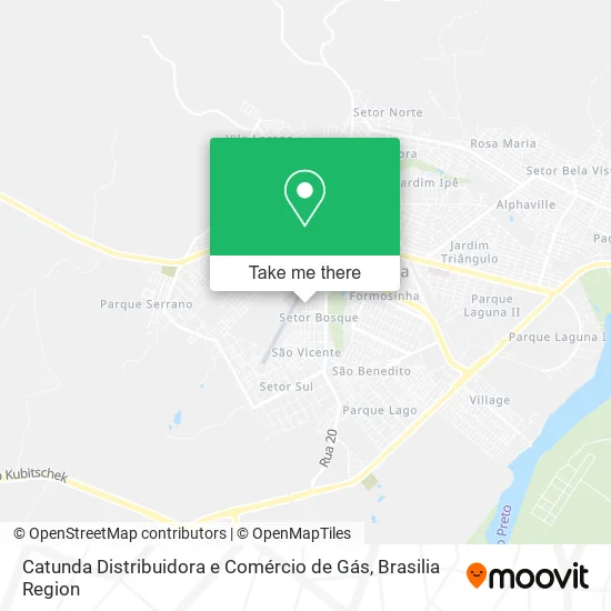 Catunda Distribuidora e Comércio de Gás map