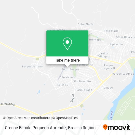Creche Escola Pequeno Aprendiz map