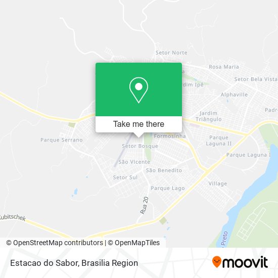 Estacao do Sabor map