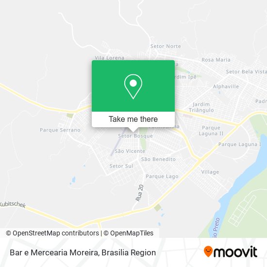 Bar e Mercearia Moreira map