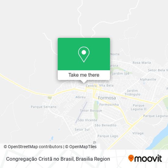 Congregação Cristã no Brasil map