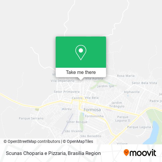 Scunas Choparia e Pizzaria map