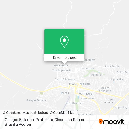 Colegio Estadual Professor Claudiano Rocha map