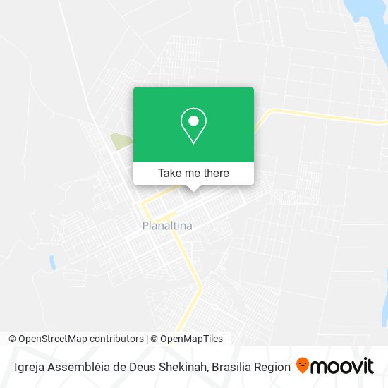 Igreja Assembléia de Deus Shekinah map
