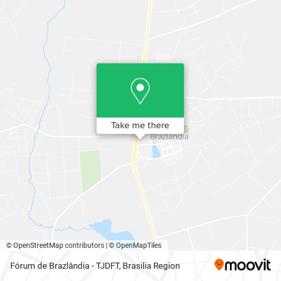 Fórum de Brazlândia - TJDFT map
