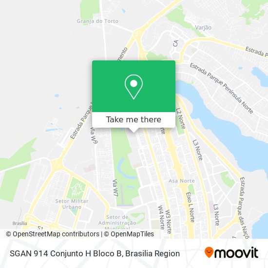 SGAN 914 Conjunto H Bloco B map