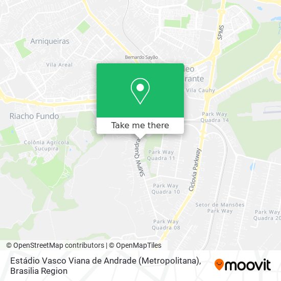 Estádio Vasco Viana de Andrade (Metropolitana) map