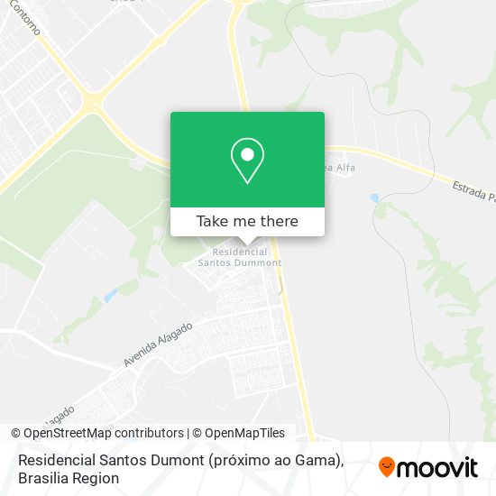 Residencial Santos Dumont (próximo ao Gama) map