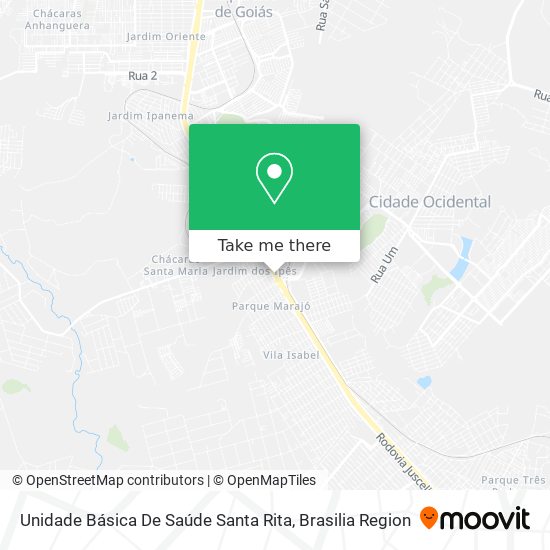 Unidade Básica De Saúde Santa Rita map