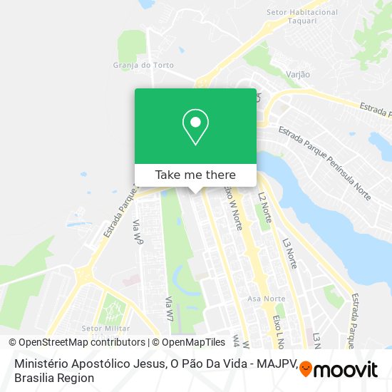 Ministério Apostólico Jesus, O Pão Da Vida - MAJPV map