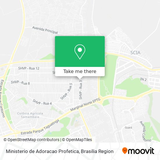 Ministerio de Adoracao Profetica map