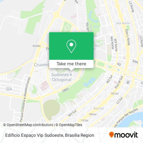 Edifício Espaço Vip Sudoeste map