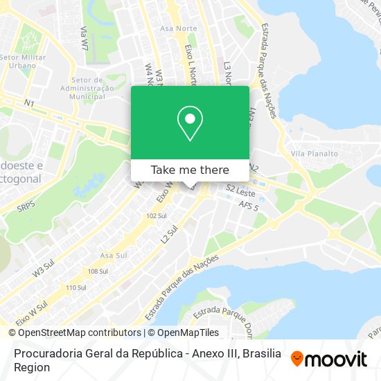 Procuradoria Geral da República - Anexo III map