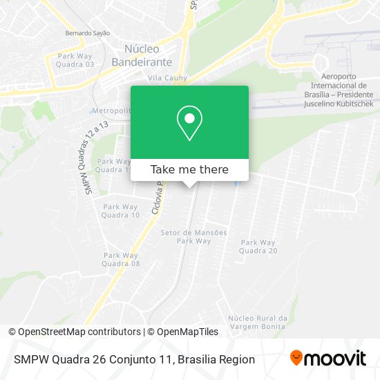 SMPW Quadra 26 Conjunto 11 map
