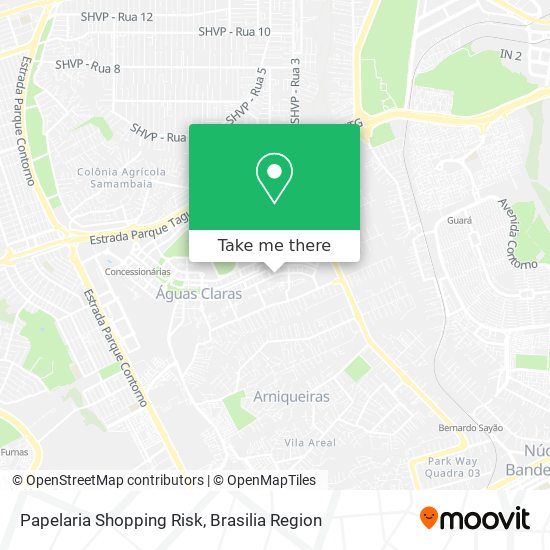 Papelaria Shopping Risk map