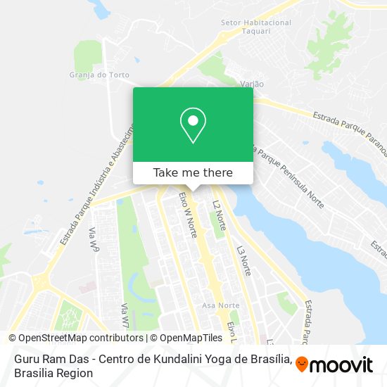 Guru Ram Das - Centro de Kundalini Yoga de Brasília map