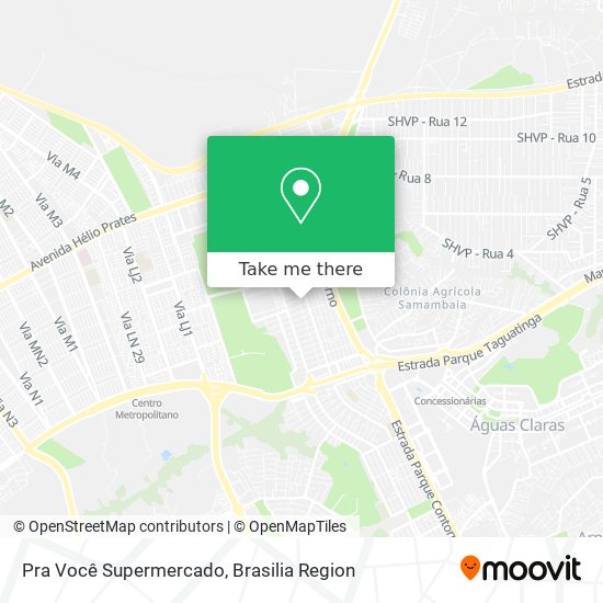 Pra Você Supermercado map
