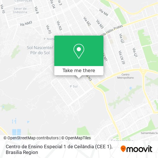 Centro de Ensino Especial 1 de Ceilândia (CEE 1) map