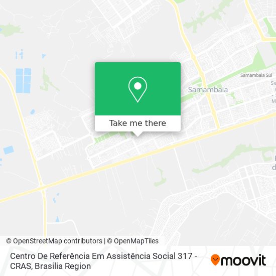 Centro De Referência Em Assistência Social 317 - CRAS map