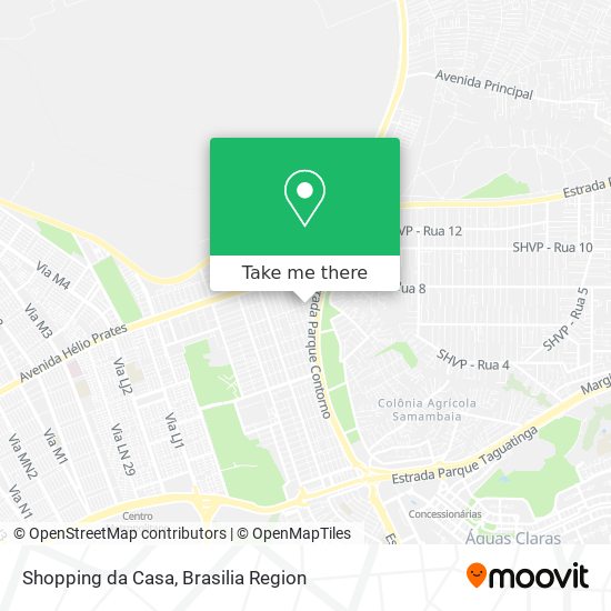 Shopping da Casa map