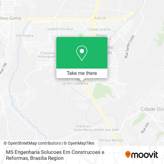 MS Engenharia Solucoes Em Construcoes e Reformas map