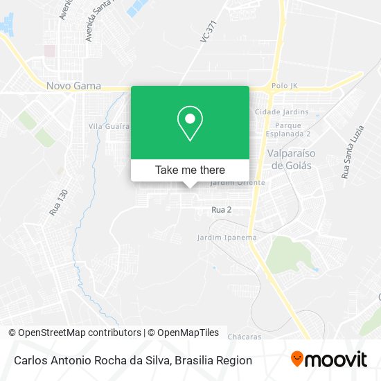 Carlos Antonio Rocha da Silva map