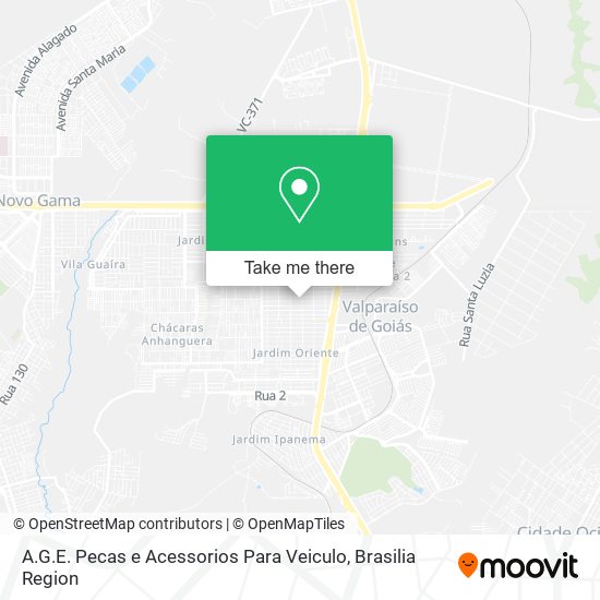 A.G.E. Pecas e Acessorios Para Veiculo map